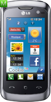 LG KM570 Cookie Music