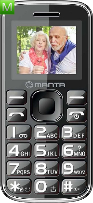 Manta Senior Phone Glossy TEL1706